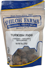 3 PACK of Shiloh Farms Organic Turkish Figs -- 9 oz