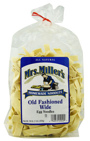 3 PACK of Mrs. Millers All Natural Old Fashioned Egg Noodles Wide -- 16 oz