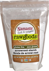 3 PACK of Namaste Foods Raw Goods Arrowroot Starch Gluten Free -- 20 oz
