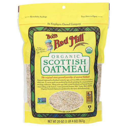 <img alt="Bobs Red Mill, Organic Scottish Oatmeal, 20 oz (567 g)" title="Bobs Red Mill, Organic Scottish Oatmeal, 20 oz (567 g),039978029560"