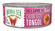 3 PACK of Natural Sea Chunk Light Tongol Tuna in Water -- 5 oz