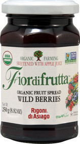 3 PACK of Rigoni di Asiago Fiordifrutta Organic Fruit Spread Wild Berries -- 8.82 oz