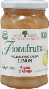 3 PACK of Rigoni di Asiago Fiordifrutta Organic Fruit Spread Lemon -- 9.17 oz