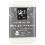 <img alt="One with Nature, Dead Sea Mineral Bar Soap, Fragrance Free, 7 oz (198 g)" title="One with Nature, Dead Sea Mineral Bar Soap, Fragrance Free, 7 oz (198 g),893455000080"