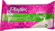 3 PACK of Playtex Personal Wipes Refill Pack Light Fresh Scent -- 48 Wipes