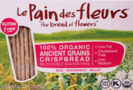 3 PACK of Le Pain des fleurs Organic Crispbread Gluten Free Ancient Grains -- 4.4 oz