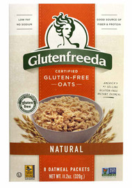 3 PACK of Glutenfreeda Gluten Free Instant Oatmeal Natural -- 8 Packets