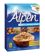 3 PACK of Alpen Swiss Style Muesli Cereal No Sugar Added -- 14 oz