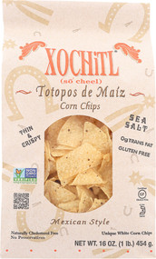 3 PACK of Xochitl Tortilla White Corn Chips Mexican Style Gluten Free Sea Salt -- 16 oz