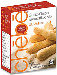 3 PACK of Chebe Breadstick Mix Gluten Free Garlic-Onion -- 7.5 oz