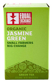3 PACK of Equal Exchange Organic Jasmine Green Tea -- 20 Tea Bags