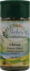 3 PACK of Celebration Herbals Organic Chives Cut -- 0.14 oz