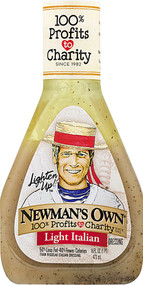 3 PACK of Newmans Own Lighten Up Italian Dressing -- 16 fl oz