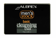 3 PACK of Aubrey Mens Stock Basic Cleansing Bar Soap -- 4 oz