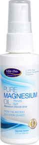 3 PACK of Life-Flo Pure Magnesium Oil Spray Travel Size -- 2 fl oz