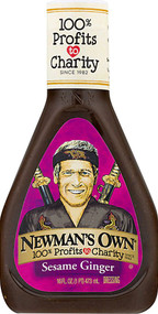 3 PACK of Newmans Own Dressing Low Fat Sesame Ginger -- 16 fl oz