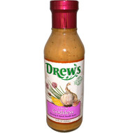 3 PACK of Drews All Natural Dressing & Quick Marinade Tahini Goddess -- 12 fl oz