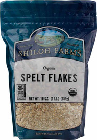 3 PACK of Shiloh Farms Organic Spelt Flakes -- 16 oz