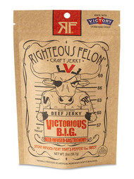 3 PACK of Righteous Felon Beef Jerky Victorious B.I.G. -- 2 oz