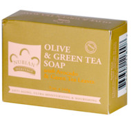 3 PACK of Nubian Heritage, Olive Oil & Green Tea Bar Soap, 5 oz (142 g)