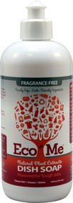3 PACK of Eco-Me Dish Soap Fragrance Free -- 16 fl oz