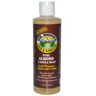 3 PACK of Dr. Woods, Almond Castile Soap with Fair Trade Shea Butter, 8 fl oz (236 ml)