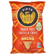 <img alt="Siete, Grain Free Tortilla Chips, Nacho, 5 oz (142 g)" title="Siete, Grain Free Tortilla Chips, Nacho, 5 oz (142 g),851769007027"