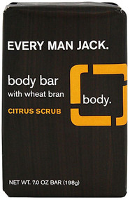 3 PACK of Every Man Jack Body Bar Citrus Scrub -- 7 oz