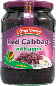 3 PACK of Hengstenberg Red Cabbage with Apple -- 24 oz
