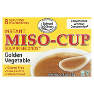 <img alt="Edward & Sons, Instant Miso-Cup, Golden Vegetable , 4 Envelopes, 2.5 oz (72 g)" title="Edward & Sons, Instant Miso-Cup, Golden Vegetable , 4 Envelopes, 2.5 oz (72 g),011206000930"