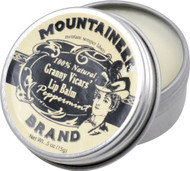 3 PACK of Mountaineer Brand Granny Vicars' Lip Balm Peppermint -- 0.5 oz