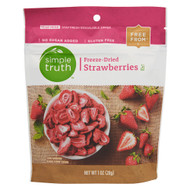 3 PACK of Simple Truth Freeze-Dried Strawberries -- 1 oz