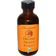 3 PACK of Flavorganics Organic Orange Extract -- 2 fl oz