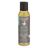 3 PACK of Soothing Touch Ayurveda - Peppermint Rosemary - Muscle Comfort - Bath and Body Oil -- 4 fl oz