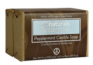 3 PACK of Glonaturals Essentials Collection Castile Soap Peppermint -- 2 - 4.5 oz Bars