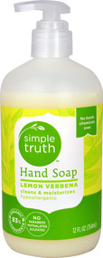 3 PACK of Simple Truth Hand Soap Lemon Verbena -- 12 fl oz