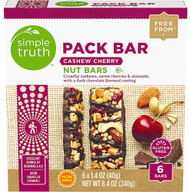 3 PACK of Simple Truth Pack Bar Cashew Cherry -- 6 Bars