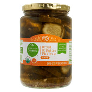 3 PACK of Simple Truth Organic Bread & Butter Pickle Chips -- 24 fl oz