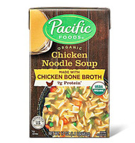 3 PACK of Pacific Foods Chicken Bone Broth Soup Chicken Noodle -- 17 oz