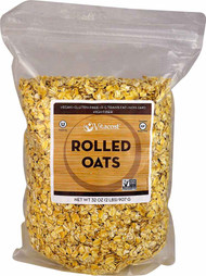 3 PACK of Vitaco Rolled Oats Gluten Free - Non-GMO -- 32 oz (907 g)