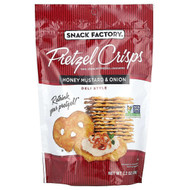 <img alt="Snack Factory, Pretzel Crisps, Honey Mustard & Onion, Deli Style , 7.2 oz (204 g)" title="Snack Factory, Pretzel Crisps, Honey Mustard & Onion, Deli Style , 7.2 oz (204 g),049508100010"