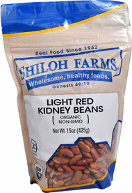 3 PACK of Shiloh Farms Organic Kidney Beans Light Red -- 15 oz