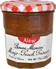 3 PACK of Bonne Maman Mango-Peach Preserves -- 13 oz