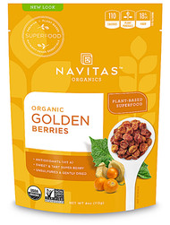 3 PACK of Navitas Organics Golden Berries -- 4 oz