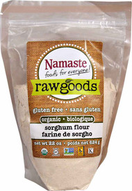 3 PACK of Namaste Foods Raw Goods Organic Sorghum Flour Gluten Free -- 22 oz