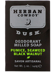 3 PACK of Herban Cowboy, Deodorant Milled Soap, Dusk, 5 oz (140 g)
