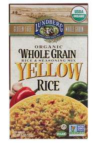 3 PACK of Lundberg Organic Whole Grain Yellow Rice -- 6 oz