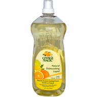 3 PACK of Citrus Magic Natural Dishwashing Liquid Light Citrus Scent -- 25 fl oz