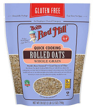 Bob's Red Mill, Quick Cooking Rolled Oats, Whole Grain, Gluten Free, 28 oz (794 g)