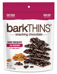 3 PACK of Bark Thins Snacking Chocolate Dark Chocolate Almond with Sea Salt -- 4.7 oz